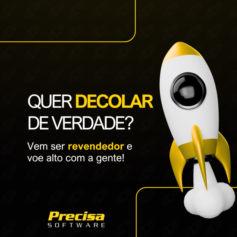 Quer decolar de verdade? Torne-se um revendedor Precisa e cresça com quem entende de sucesso!